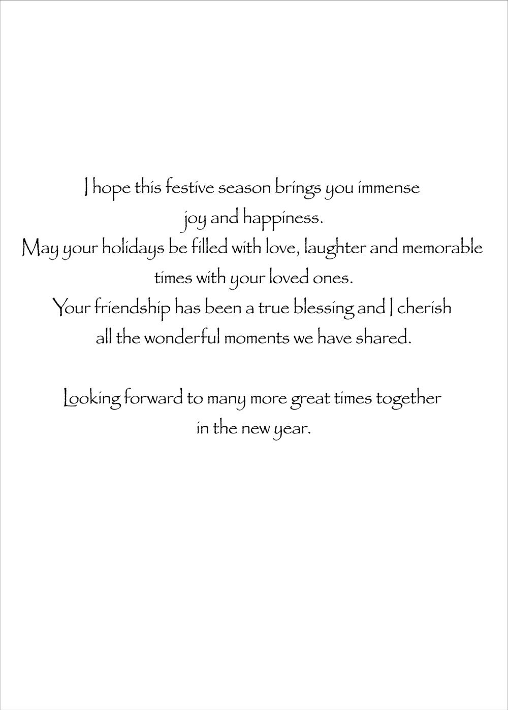 Holiday Card #2 card, view 2