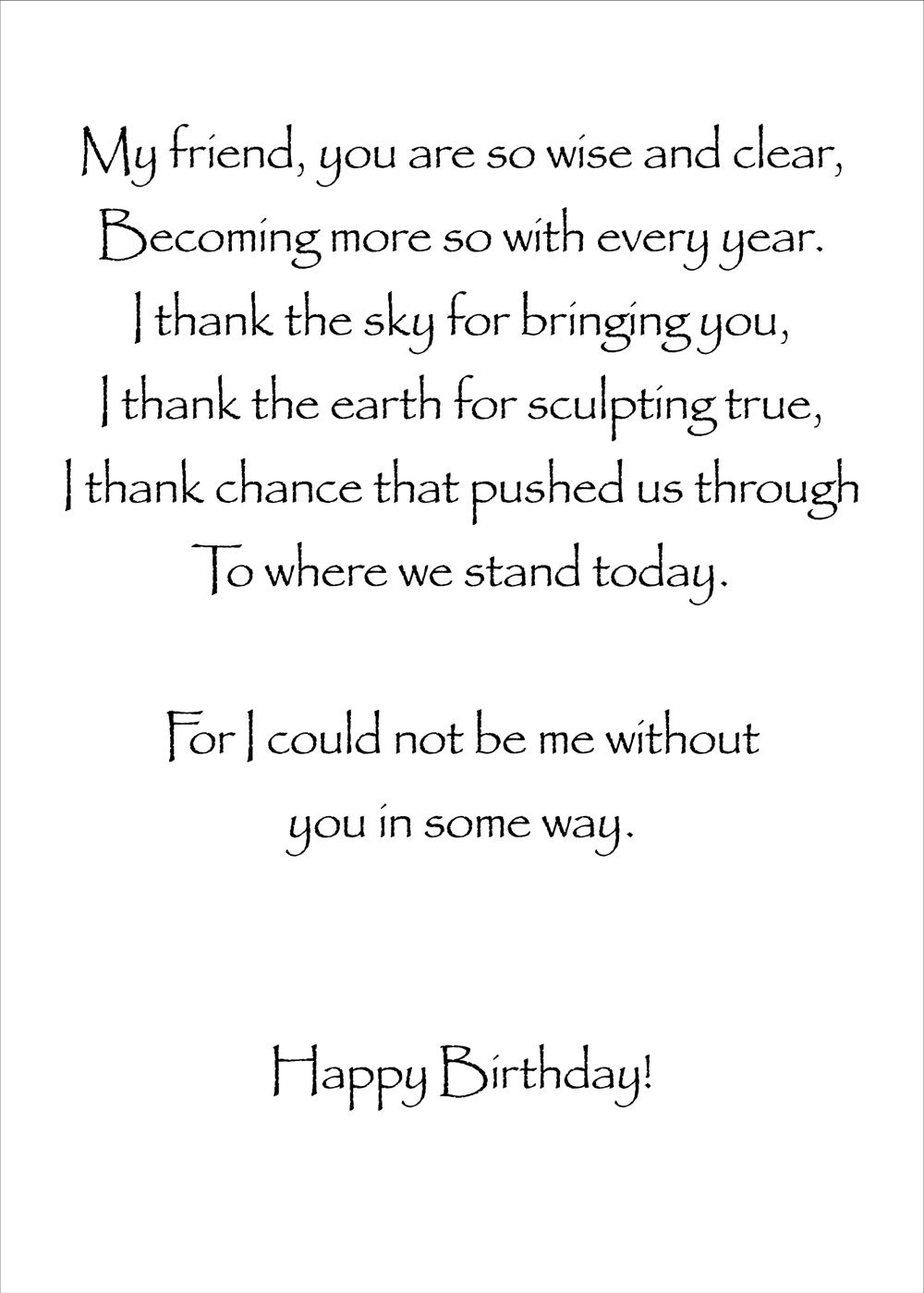 Birthday Card #1 card, view 2