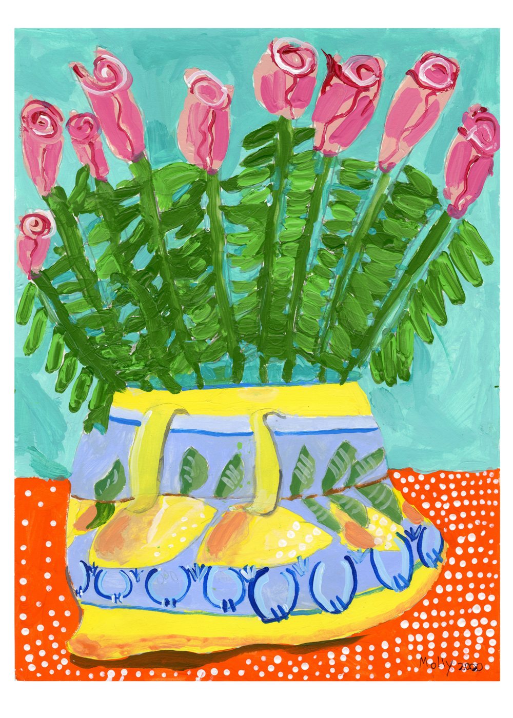 Mother's Day #1 greeting card artwork