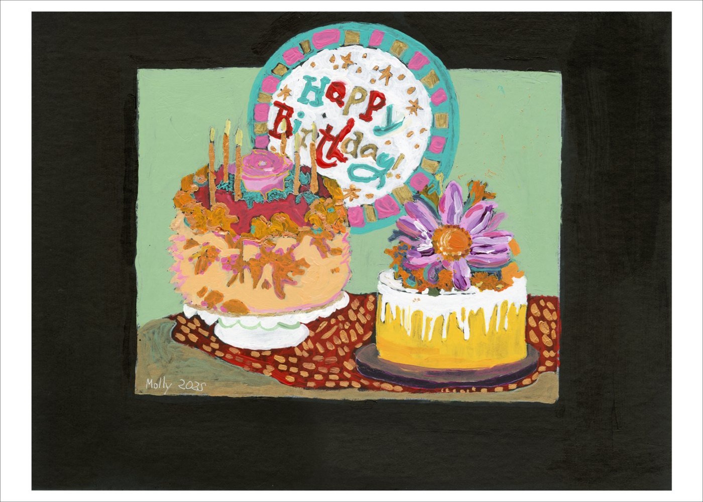 Birthday Card #2 greeting card artwork