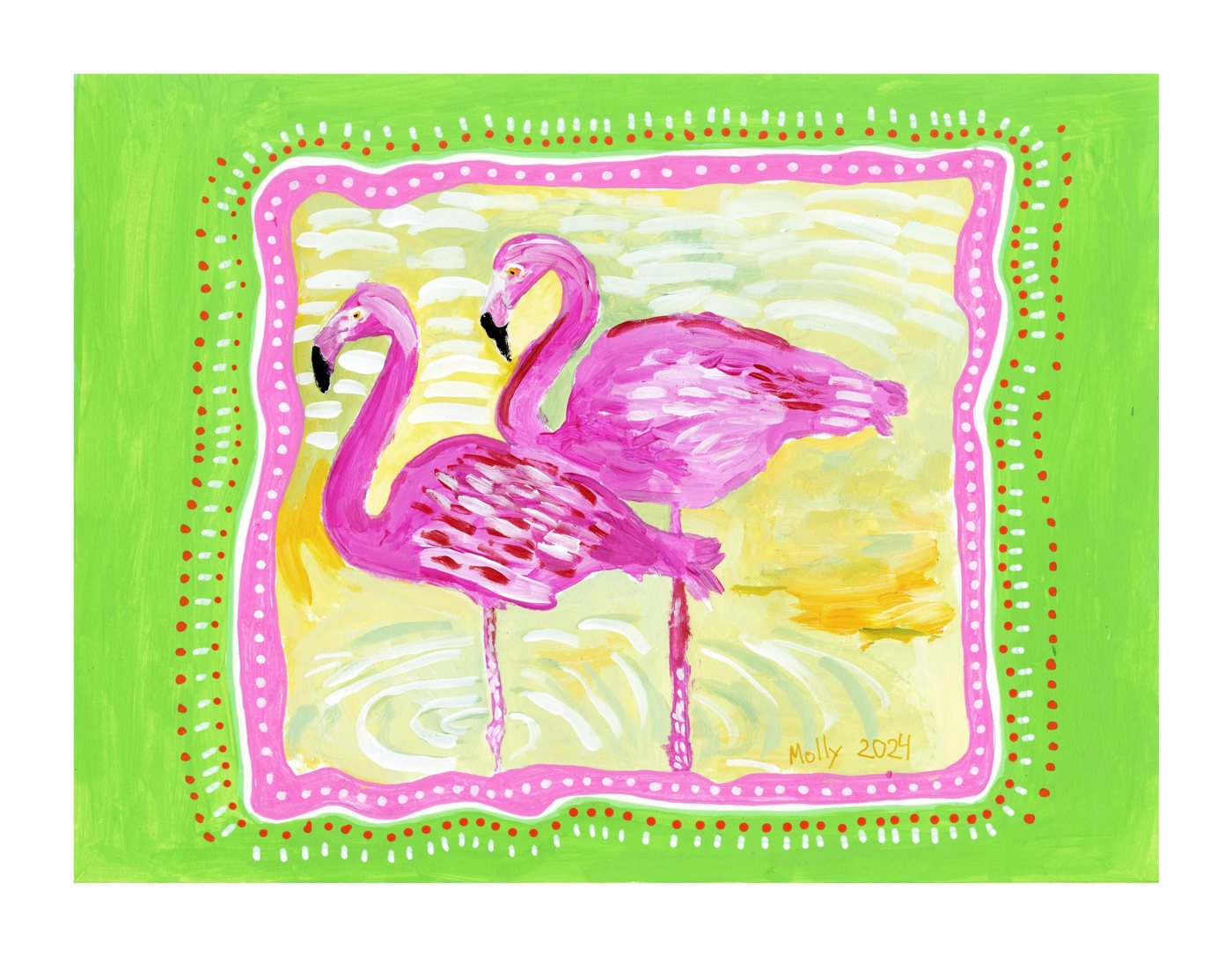 Congratulations Birth of Baby #1 greeting card artwork