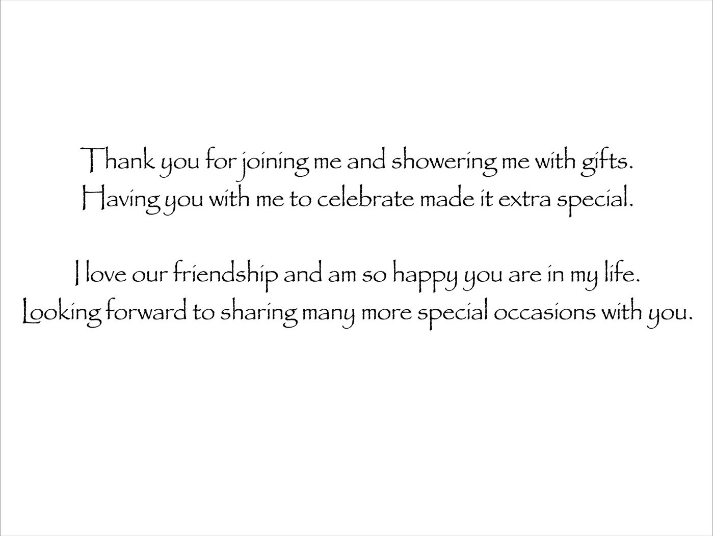 Thank You Card #2 card, view 2