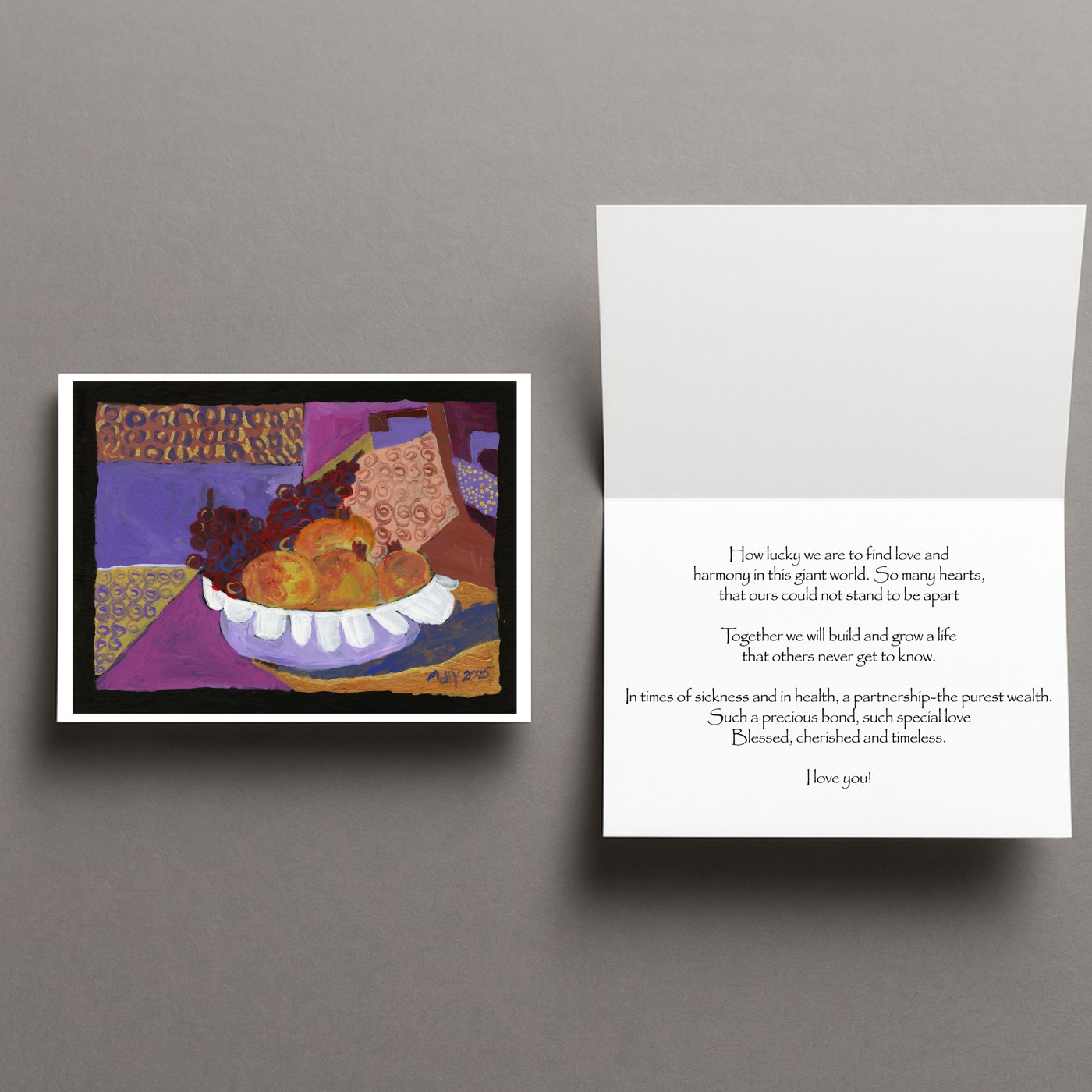 Anniversary Card #1 card, view 3